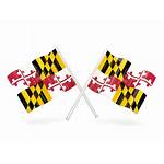 Maryland Wavy Flag Flags Px State Icon