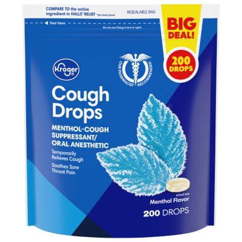 Kroger® Menthol Cough Drop 200 Ct Smiths Food And Drug