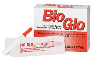 Bio Glo Ophthalmic Disclosing Agent Fluorescein Sodium 1 mg Ophthalmic Strip Box 100 Strips Hub ...