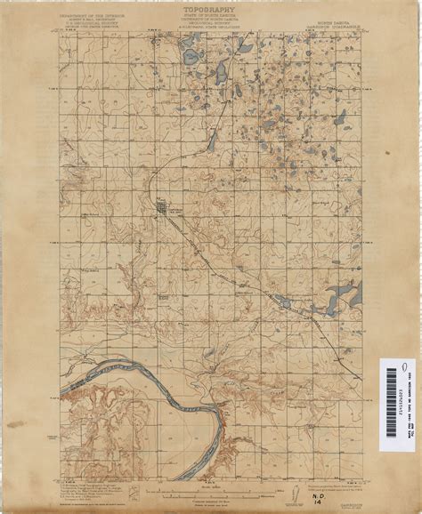 North Dakota Historical Topographic Maps Perry Castañeda Map