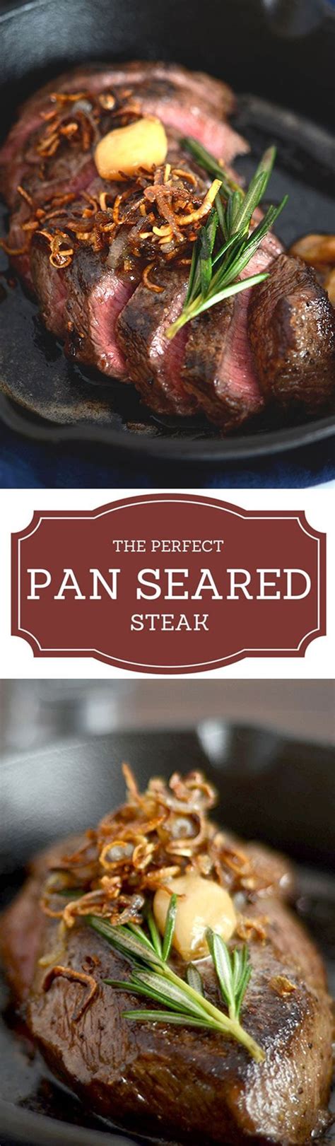 Flat Iron Pan Seared Steak Recipe Recipe Steak Recipes Pan Seared