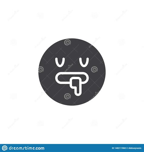 Sleeping Face Emoji Vector Icon Stock Vector Illustration Of