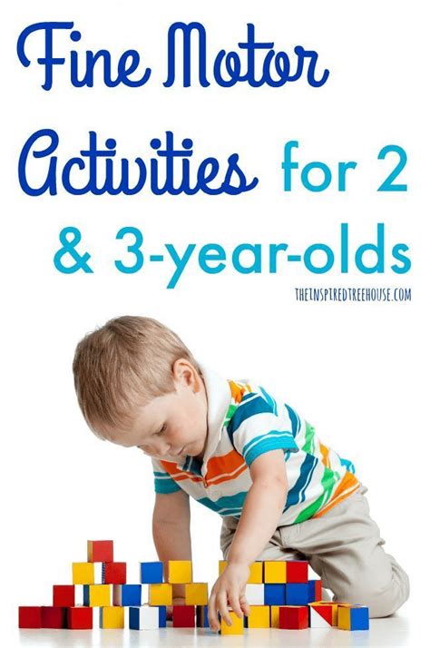 Fine Motor Skills Activities for 2 and 3-Year-Olds | Motor skills activities, Fine motor skills ...