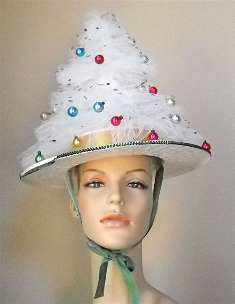Vintage Handmade Christmas Tree Party Hat 2200 Via Etsy