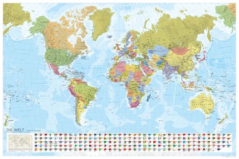 Weltkarte Mit Länder Karte