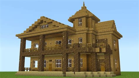 Get away and enjoy the peace and quiet of the woods with this woodland mansion minecraft house idea. Building A Wooden House Minecraft | Minecraft House