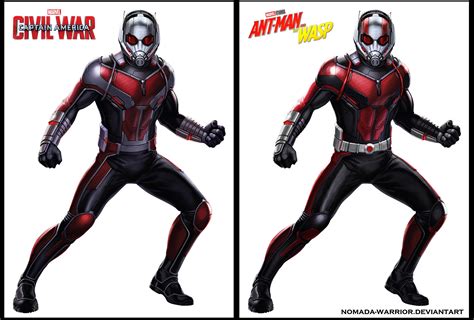 Ant Man Suit Comparison By Nomada Warrior On Deviantart