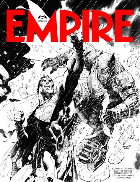 Jim Lee Drew A Batman V Superman Cover For Empire Magazine