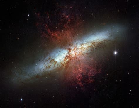 Galaxy Stars Messier 106 Space Space Art Nebula Hd Wallpaper