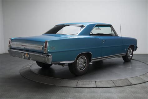 1966 Chevrolet Nova Ss 67849 Miles Marina Blue Hardtop 327 V8 L79 4
