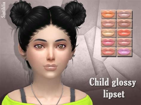 Child Glossy Lipset 2 By Sintiklia At Tsr Sims 4 Updates