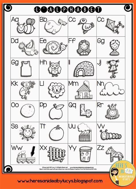 Alphabet Worksheets In French