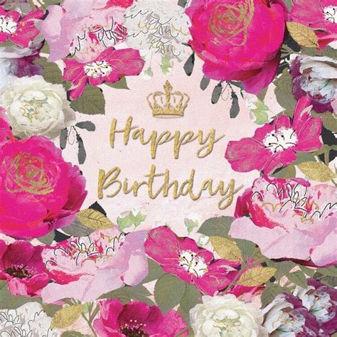 Floral Crown Happy Birthday Pictures Photos And Images For Facebook