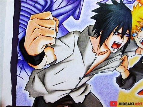 Naruto Vs Sasuke Final Battle Fanart Anime Amino