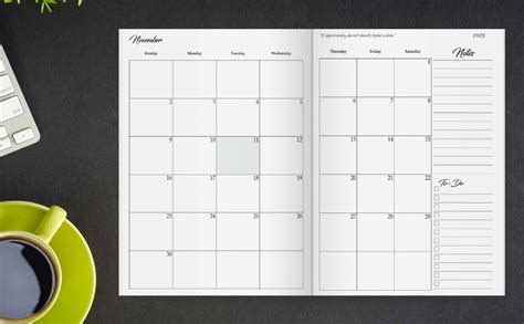 2024 2025 Monthly Planner 5x7 With Holidays And