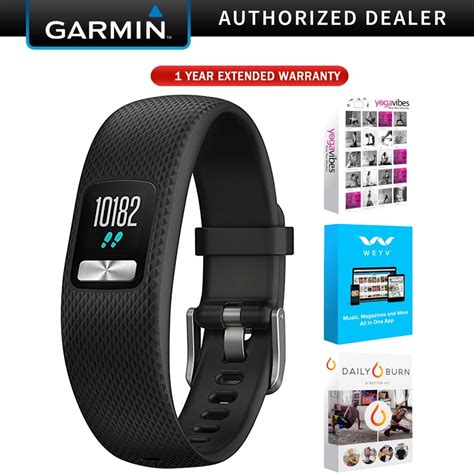 Garmin Vivofit 4 Activity Tracker W Color Display Large Black 010