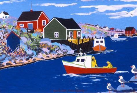 Nova Scotia Folk Art Boats And Ships Pinterest