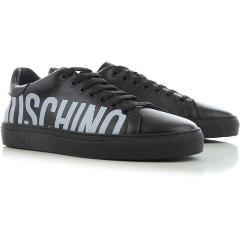 Mens Shoes Moschino Style Code Mb15012g1dga0000 Moschino Sneakers