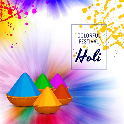 Abstract Happy Holi Festival Celebration Background 345666 Vector Art