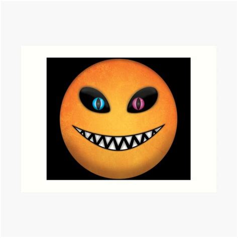 Monster Smiley Face Art Print For Sale By Gamerarts Redbubble