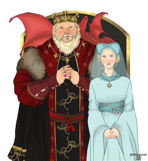 King Aegon Iv And Queen Naerys By Chillyravenart On Deviantart
