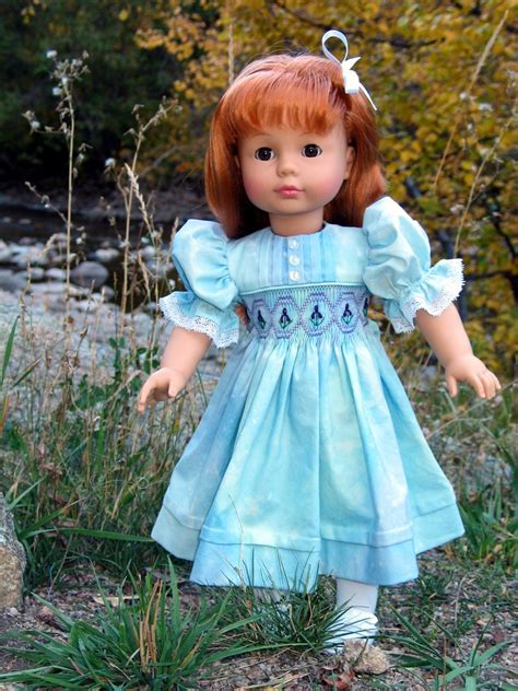 Downloadable Andrea Smocked Doll Dress Pattern For 18 Inch Etsy