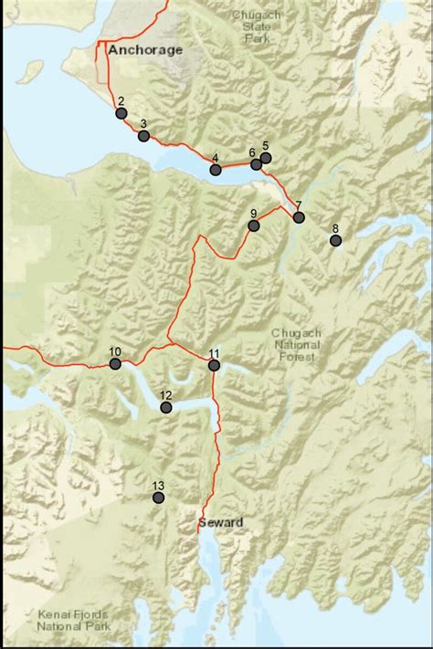 13 Must See Stops Between Anchorage And Seward Alaska Ordinary Adventures