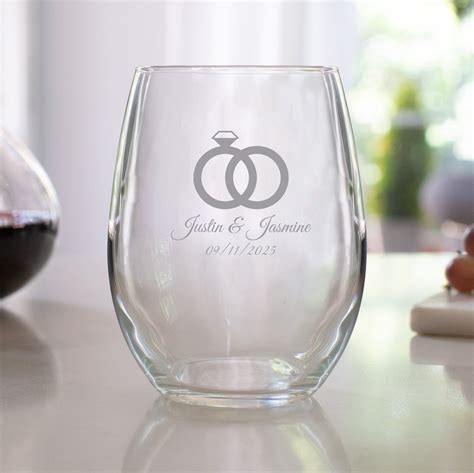 Engraved 9 Oz Stemless Wine Glass Every Party Needs A Favor Right Give Your Guests Some Much