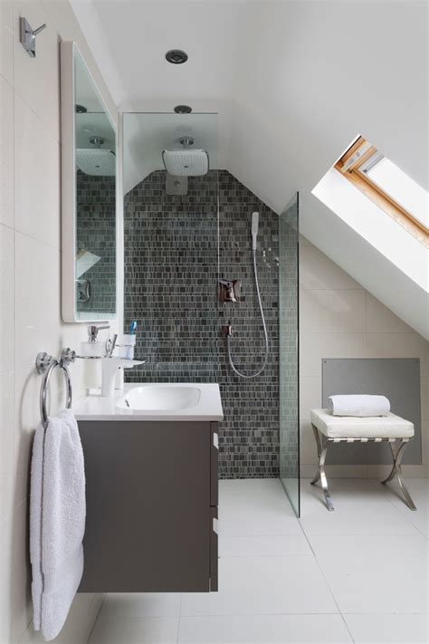 In today's article, we'll go over some small bathroom ideas that will hopefully help out with your small bathroom remodel! 60 Practical Attic Bathroom Design Ideas - DigsDigs