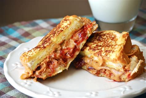 Peanut Butter And Jelly French Toast Sandwich
