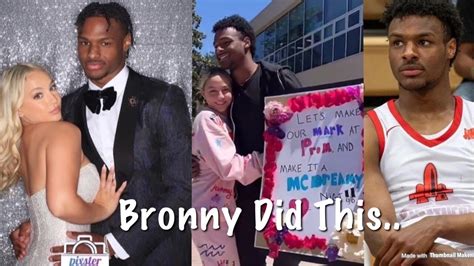 Bronny James Did This At Prom Youtube