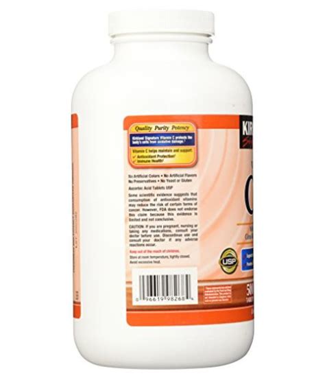 We did not find results for: Kirkland Signature VITAMIN C 1000 mg 500 tablets 500 mg ...