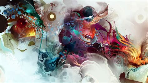 Colorful Abstract Android Jones Hd Wallpaper Art And Paintings