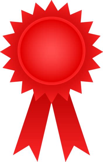Red Award Ribbon Free Clip Art