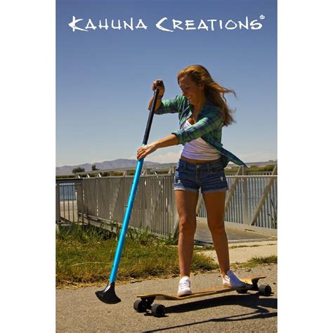Kahuna Creations 42 Black Wave Natural Drop Down Longboard