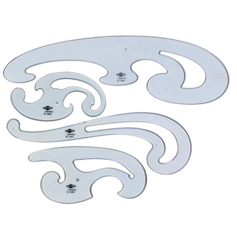 Alvin French Curve Set Of 4 The Ink Stone