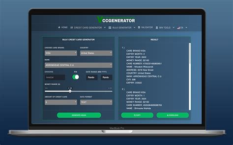 A credit card generator used to create dummy credit card numbers for ethical purposes. VCCGenerator - Credit Card Generator Tool - Chrome Web Store