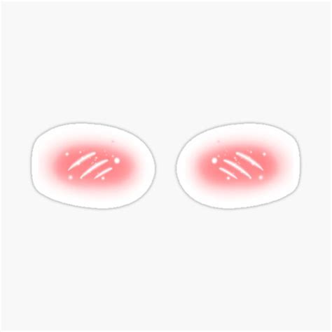 anime blush sticker for sale by myloveforyou redbubble