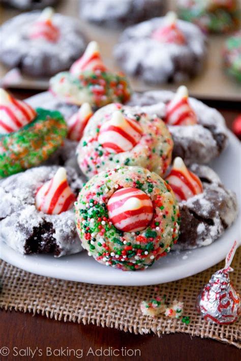 These rich chocolate cookies are covered in christmas sprinkles and topped with a hershey's kiss! 21 Of the Best Ideas for Christmas Cookies with Hershey Kisses - Best Diet and Healthy Recipes ...