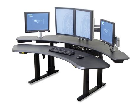 Ergonomic desks have the potential to vastly improve your workday, so it's worth taking the time to do some research and find out just what type of desk might be the right one for you. Ergonomic Computer Desk With Crank Or Motorized Height ...