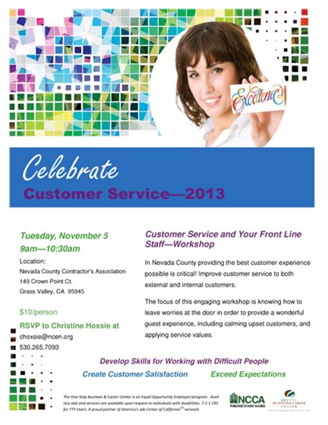 Customer Service Workshop Nov 5 Nevada City California