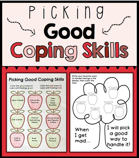 coping skills worksheets for anger management and self regulation lessons coping skills