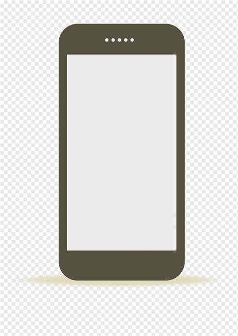 Ilustrasi Smartphone Hitam Telepon Seluler Smartphone Fitur Telepon