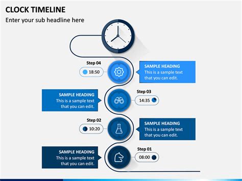 Clock Timeline Powerpoint Template Ppt Slides