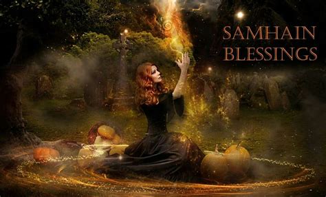 Samhain Blessings Witch Wallpaper Samhain Samhain Ritual
