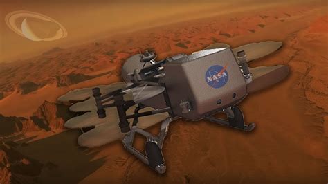 Nasa Is Sending A Drone To Titan Dragonfly Mission Youtube