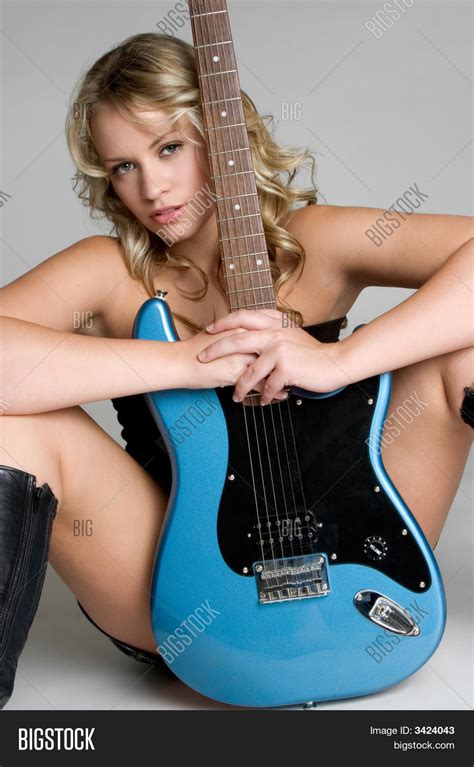 Sexy Guitar Woman Image Photo Free Trial Bigstock
