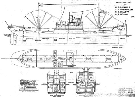 steam ship deck plans