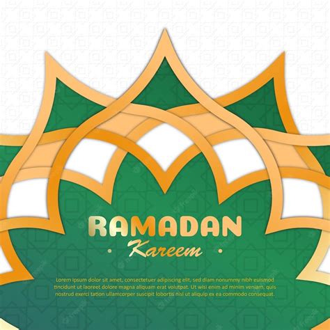 Premium Vector Ramadan Kareem Banner Template