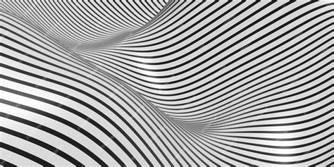 Premium Photo Zebra Pattern Swaying Wave Background 3d Illustration